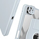 Avizar Étui pour iPad Pro 11 2024 / M5 2025 Clapet Support Rotatif avec Protège Caméra Bleu pâle pas cher