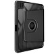Avizar Étui pour iPad Pro 11 2024 / M5 2025 Clapet Support Rotatif avec Protège Caméra Noir - Étui de protection Noir protégeant et habillant votre appareil de manière sophistiquée