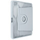 Avizar Étui pour iPad Pro 11 2024 / M5 2025 Clapet Support Rotatif avec Protège Caméra Bleu pâle - Étui de protection Bleu Clair protégeant et habillant votre appareil de manière sophistiquée