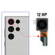 Avis Clappio Caméra Capteur Ultra Grand angle 12MP pour Samsung Galaxy S22 Ultra