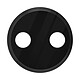 Clappio Lentille Caméra Arrière pour Honor X7a Noir - Lentille de protection caméra arrière pour restituer la haute définition que vous attendez de votre appareil