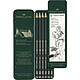 FABER-CASTELL Set Sélection Castell 9000 de 6 crayons graphite x 10 Crayon