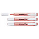 STABILO Surligneur de poche SWING COOL Pointe Biseautée 1 - 4 mm Rouge Orange x 3 Surligneur