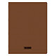 CALLIGRAPHE Cahier piqué 8000 POLYPRO 24x32 cm 96 pages grands carreaux 90 g - Marron x 10 Cahier