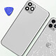 Acheter Clappio Châssis iPhone 11 Pro avec Vitre arrière de remplacement Argent