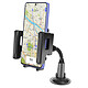 Avizar Support Voiture pour Smartphone Flexible et Rotatif Fixation Ventouse Support voiture avec ventouse puissante pour une fixation stable sur le pare-brise ou le tableau de bord
