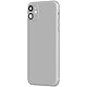Clappio Châssis iPhone 11 avec Vitre arrière de remplacement Gris clair - Vitre arrière Blanc sur Châssis pour réparer votre appareil