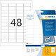 HERMA 1200 étiquettes universelles SPECIAL, amovibles, 45,7 x 21,2 mm, blanc Etiquette multi-usages