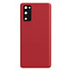 Clappio Vitre arrière de remplacement pour Samsung Galaxy S20 FE - Vitre arrière Rouge compatible pour redonner à votre Galaxy S20 FE son aspect d'origine