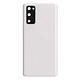 Clappio Vitre arrière de remplacement pour Samsung Galaxy S20 FE - Vitre arrière Blanc compatible pour redonner à votre Galaxy S20 FE son aspect d'origine