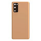 Clappio Vitre arrière de remplacement pour Samsung Galaxy S20 FE - Vitre arrière Orange compatible pour redonner à votre Galaxy S20 FE son aspect d'origine