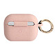 Guess Coque pour Airpods Pro Cover Ring en Silicone Rose pas cher
