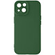 Avizar Coque pour iPhone 13 Silicone Mat Protection Caméra Vert - Coque en silicone souple, une protection anti-rayures flexible pour votre appareil
