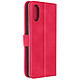 Avizar Étui pour Sony Xperia 10 VI Clapet Portefeuille - Étui folio en éco-cuir Rose de la série Sleek Cover, conçu pour votre Xperia 10 VI