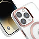 Acheter Guess Coque Magsafe pour Apple iPhone 14 Pro Max TPU Gold Outline Transparent