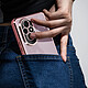 Avizar Coque pour Honor 200 Pro Dos Transparent Contour effet Chromé Rose champagne pas cher