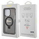Guess Coque Magsafe pour Apple iPhone 15 Pro Max TPU Ring Stand Noir pas cher