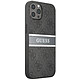 Acheter Guess Coque pour Apple iPhone 13 Pro PU 4G Stripe Gris