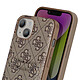 Acheter Guess Coque pour Apple iPhone 14 PU 4G Porte-cartes Marron