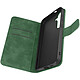 Avizar Housse pour Samsung S24 Plus Portefeuille Clapet Support Vidéo Vert foncé Housse de protection vert de la série Tender Book, pratique et élégante pour Samsung S24 Plus