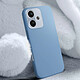 Avis Avizar Coque pour iPhone 16 Semi-rigide Soft-touch Anti-traces Bleu clair