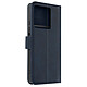 Avizar Housse pour Xiaomi Redmi Note 13 5G Portefeuille Support Style Vintage Bleu nuit - Housse à clapet avec aspect vintage élégant pour habiller votre appareil