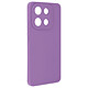 Avizar Coque pour Redmi Note 13 Pro 5G en Silicone Souple avec Renfort Bloc Caméra Violet - Coque en silicone souple absorbant les chocs, idéale pour protéger efficacement votre Redmi Note 13 Pro 5G contre les rayures et les petits impacts quotidiens