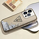 Guess Coque pour Apple iPhone 14 Pro Max Glitter Palm à paillettes Noir pas cher