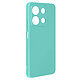 Avizar Coque pour Xiaomi Redmi Note 13 4G Soft-touch Anti-traces - Coque en silicone turquoise semi-rigide, de la collection Fast Cover, préservant votre Redmi Note 13 des chocs et des rayures