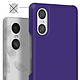 Avis Avizar Coque pour Sony Xperia 10 VI Polycarbonate Anti-traces Violet foncé