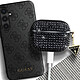 Acheter Guess Coque pour Airpods 3 4G Diamond avec Charm Triangle Scintillant Ornée de Strass Noir