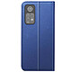 Acheter Jaym Étui Folio pour Xiaomi Redmi Note 11S 4G / Note 11 Magnétique Fonction Stand Bleu