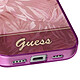 Acheter Guess Coque pour Apple iPhone 14 Pro Max TPU Jungle Rose