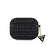 Guess Coque pour Airpods Pro 4G Diamond avec Charm Triangle Scintillant Ornée de Strass Noir - Elle protège et décore vos AirPods Pro