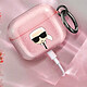 Acheter Karl Lagerfeld Coque pour Airpods 3 Glitter Chic en TPU Haute Qualité Rose