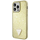 Guess Coque pour Apple iPhone 15 Pro Max Triangle Diamond Dorée Coque conçue sur mesure pour Apple iPhone 15 Pro Max