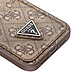 Guess Coque pour Apple iPhone 14 PU 4G Porte-cartes Marron pas cher