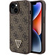 Acheter Guess Coque pour Apple iPhone 15 Plus Triangle Strass 4G Marron