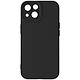 Avizar Coque pour iPhone 13 Silicone Mat Protection Caméra Noir - Coque en silicone souple, une protection anti-rayures flexible pour votre appareil