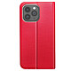 Acheter Jaym Étui Folio pour Apple iPhone 15 Pro Magnétique Fonction Stand Rouge