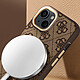 Acheter Guess Coque Magsafe pour Apple iPhone 14 Plus PU 4G Metal Plate Marron