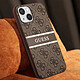 Acheter Guess Coque pour Apple iPhone 13 Mini PU 4G Stripe Marron