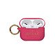 Guess Coque pour Airpods Pro Cover Ring en Silicone Rose - Elle protège et décore vos AirPods Pro