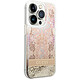 Acheter Guess Coque pour Apple iPhone 14 Pro Max Flowers à paillettes flottantes Dorée