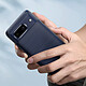 Avizar Coque pour Google Pixel 8a Flexible Effet Carbone et Brossé Bleu nuit pas cher
