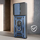 Avis Avizar Coque pour Redmi Note 13 5G Bague Support Cache caméra coulissant Bleu nuit