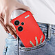 Acheter Avizar Coque pour Redmi Note 13 Pro Plus Série Fast Cover Antidérapant Rouge