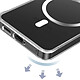 Acheter Coque MagSafe pour Samsung Galaxy S24 / S25 Protection Antichoc et Anti-rayures Transparent