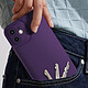 Avis Avizar Coque pour iPhone 12 Silicone Mat Protection Caméra Violet foncé
