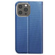 Acheter Jaym Étui Folio pour Apple iPhone 13 Pro Magnétique Fonction Stand Bleu